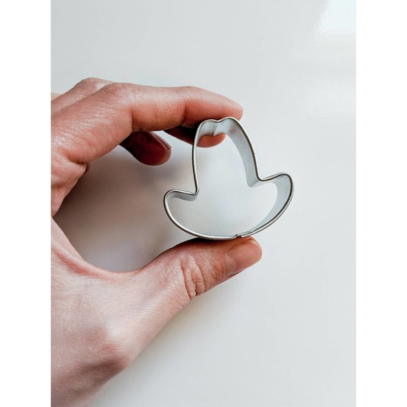 MINI COWBOY HAT METAL COOKIE CUTTER NEW MADE IN THE USA - Picture 4 of 7